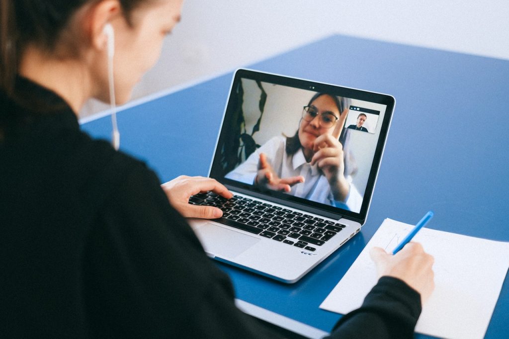 Video conferences and in-person meetings