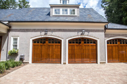 custom wooden garage doors